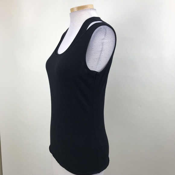 Jil Sander Womens Tank Top Black Cotton - Picture 7 of 7